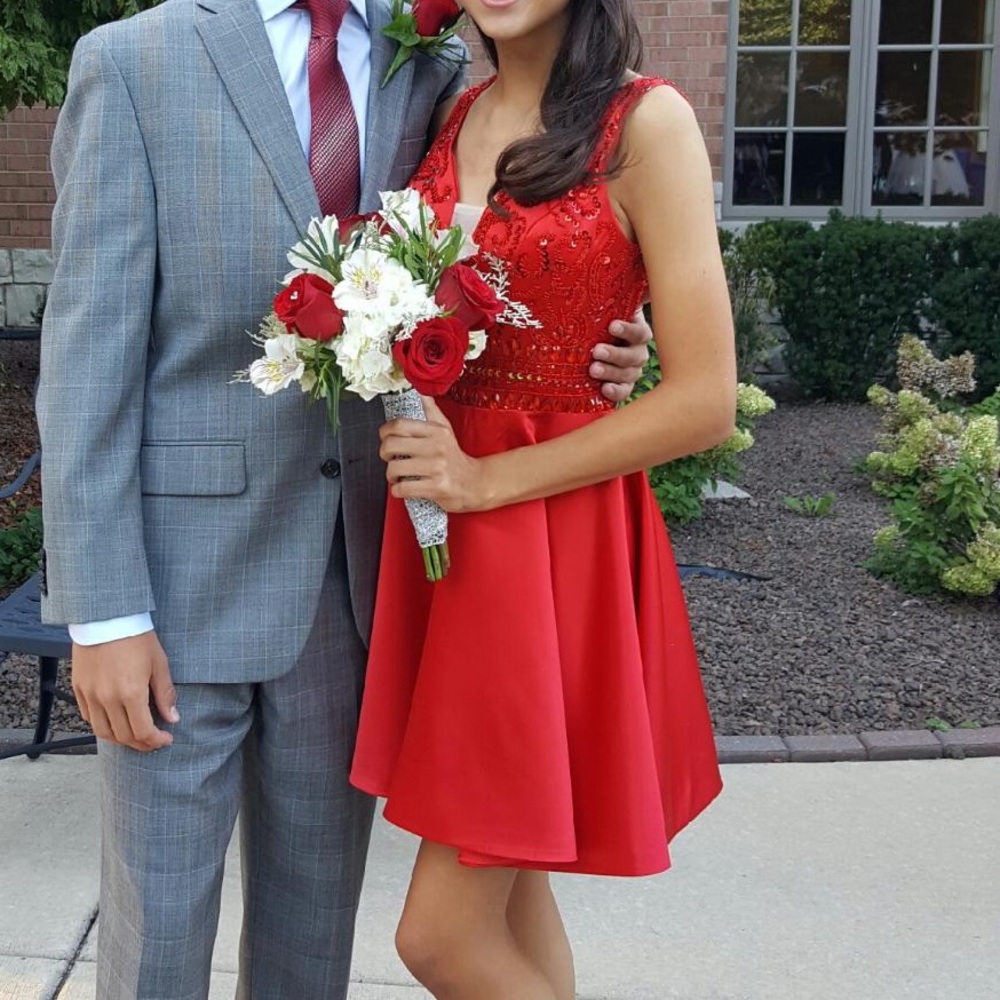 Red Homecoming Dress! Worn once!